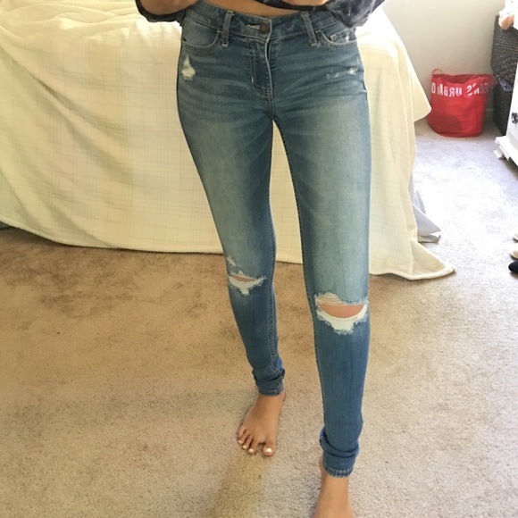 hollister super skinny jeans